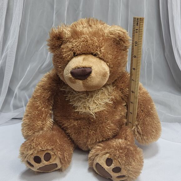 GUND Slumbers 12" Teddy Bear Plush Stuffed Animal Toy Brown Tan Cuddly Soft VTG - Picture 9 of 12